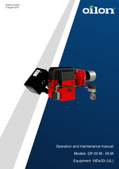 Oilon GP-90 M Operation And Maintenance Manual