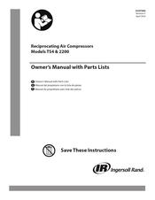 Ingersoll-Rand TS4 Owner’s Manual With Parts Lists