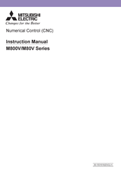 Mitsubishi Electric M800V Series Instruction Manual