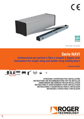 Roger Technology NAVI IS241 Instructions And Recommendations For The Installer