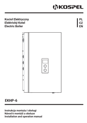 Kospel EKHP-6 Installation And Operation Manual