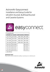 ActronAir WF-60A1 Installation And Setup Manual
