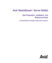 Avid Technology MediaStream Server 8000si Site Preparation And Installation Manual