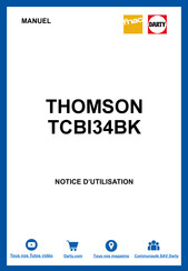 THOMSON TCBI34BK Operating Instructions Manual