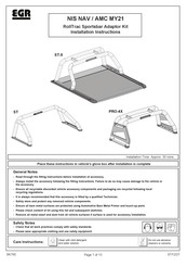 EGR ST Installation Instructions Manual