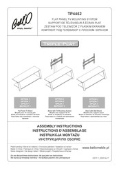 Bell'O Triple Play TP4452 Assembly Instructions Manual