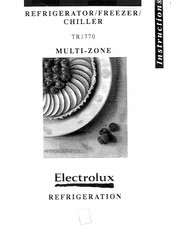 Electrolux TR1170 Instructions Manual