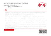 BYD BCU-V2.0 Quick Start Manual