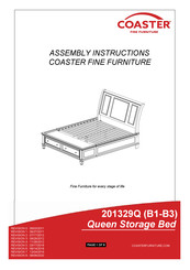 Coaster 201329Q Assembly Instructions Manual