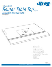 Kreg PRS1020 Assembly Instructions Manual