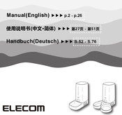Elecom PET-AF03WH-G Manual