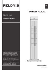Pelonis PFZ30R0APKBC Owner's Manual