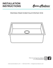 Swiss Madison SM-KU726 Installation Instructions Manual