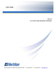 Vertilon PRP110 User Manual