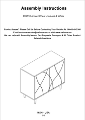 MSH 209710 Assembly Instructions Manual