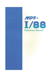Multitech MPF-I/88 Reference Manual