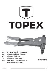 Topex 43E110 Instructions For Use Manual