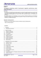 Renesas R7FA6T1AD3CFP Application Note