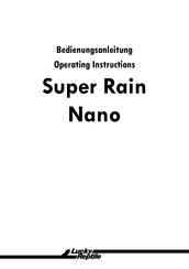 Lucky Reptile Super Rain Nano Operating Instructions Manual