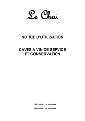 Le Chai PRO1040B User Manual