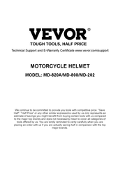 VEVOR MD-808 Original Instruction
