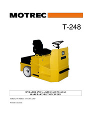 Motrec T-248 Operator And  Maintenance Manual