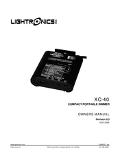 Lightronics XC-40 Owner's Manual