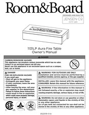 Jensen Room&Board Aura 1131LP Owner's Manual