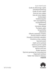Huawei BTKR-W09 Quick Start Manual