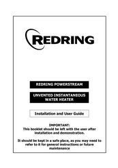 Redring POWERSTREAM RPS95 Installation And User Manual