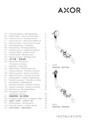Axor 58306180 Instructions For Use/Assembly Instructions