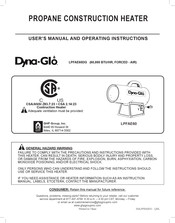Dyna-Glo LPFAE60 Series User's Manual And Operating Instructions