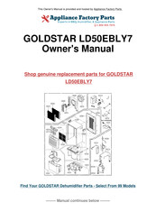 Goldstar LD50EBLY7 Service Manual