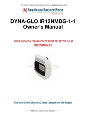 Dyna-Glo IR12NMDG-1-1 Manual