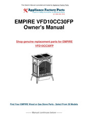 Empire VFD30CC70SP-1 Installation Instructions And Owner's Manual