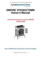 Empire VFD30CC70SP-1 Installation Instructions And Owner's Manual