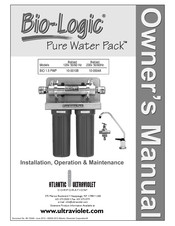 Atlantic Ultraviolet Bio-Logic BIO 1.5 PWP Owner's Manual