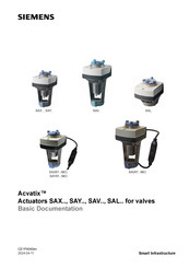 Siemens Acvatix SAX61P03/MO Basic Documentation