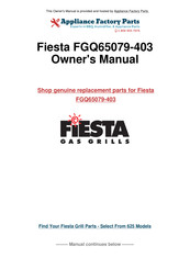 BLUE EMBER GRILLS FGQ65079 Owner's Manual