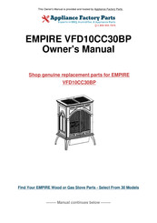 Empire VFD10CC30BP Installation Instructions And Owner's Manual