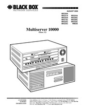 Black Box Multiserver 10000 Installation And Operation Manual