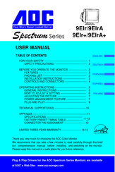 AOC Spectrum 9Elr User Manual