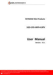 C-Data FD702XW User Manual