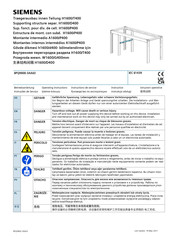 Siemens H1600/T400 Operating Instructions Manual
