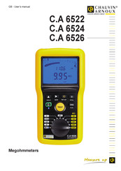 Chauvin Arnoux C.A 6522 User Manual