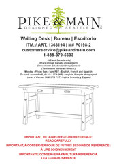 Pike & Main 136319 Manual