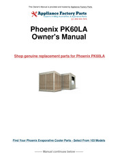 PHOENIX MANUFACTURING PK60LA Owner's Manual