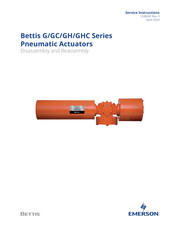 Emerson Bettis GHC Series Service Instructions Manual