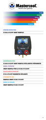 MasterCool R134A & R1234YF SMART MANIFOLD Operating Instructions Manual