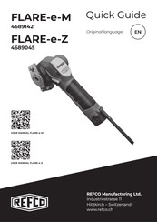 Refco FLARE-e-M Quick Start Manual
